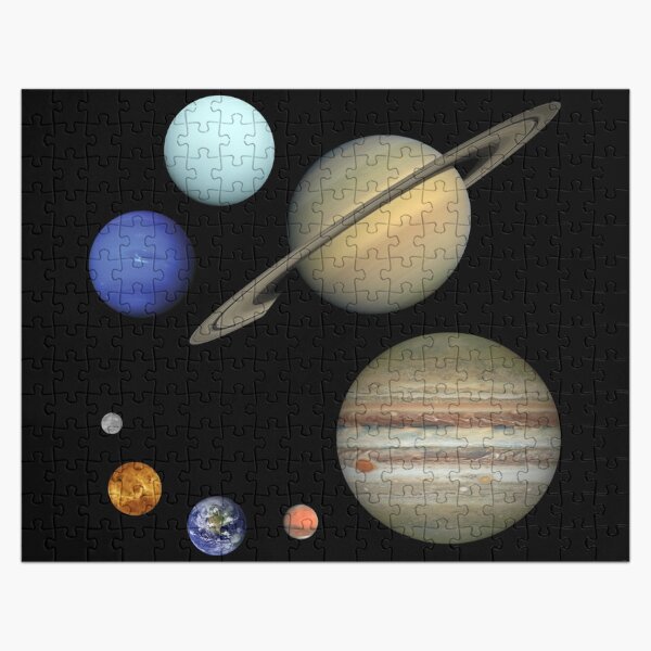 16x16 Ring Star Planet Jigsaw Autism Puzzle Throw Pillow SunFrot Saturn Multicolor 