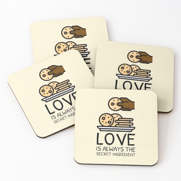 Item preview, Cookie Recipe for Baking Secret Ingredient Love Hand Held designed and sold by quoteology.