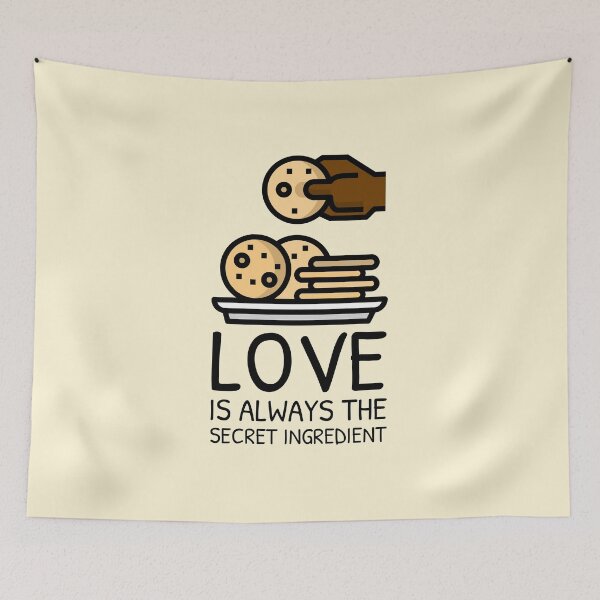 Item preview, Cookie Recipe for Baking Secret Ingredient Love Hand Held designed and sold by quoteology.
