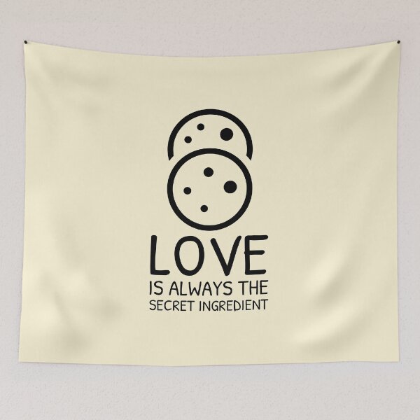 Item preview, Cookie Recipe for Baking Secret Ingredient Love Cute Pair designed and sold by quoteology.