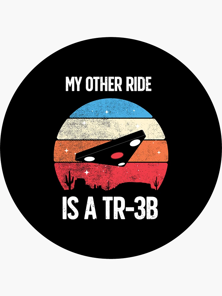 4 inch TR-3B ASTRA Flying Triangles Space Force Decal Sticker Spy