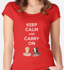 Carry On, Simon Women's Fitted Scoop T-Shirt