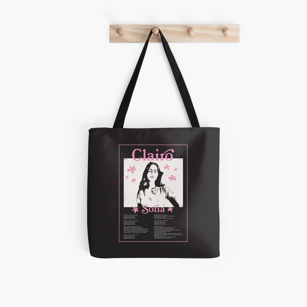 "Clairo Sofia Lyrics" Tote Bag for Sale by carolyncastro Redbubble