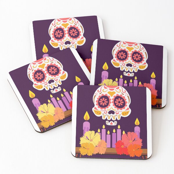 Item preview, Calavera: Sugar Skull And Candles designed and sold by anatovas.