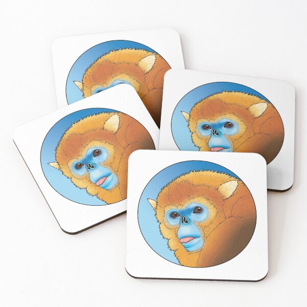 Item preview, Golden Snub-Nosed Monkey designed and sold by HollyHDesigns.