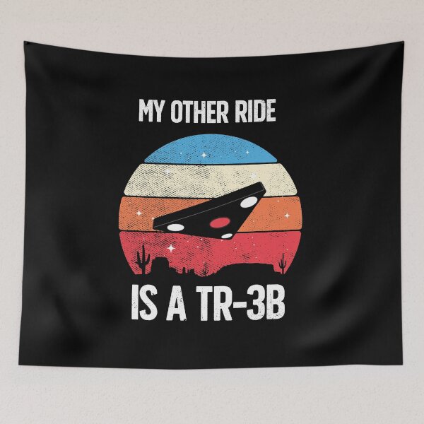 Item preview, My Other Ride is a TR-3B Black Manta Triangle UFO T-Shirt designed and sold by strangeology.