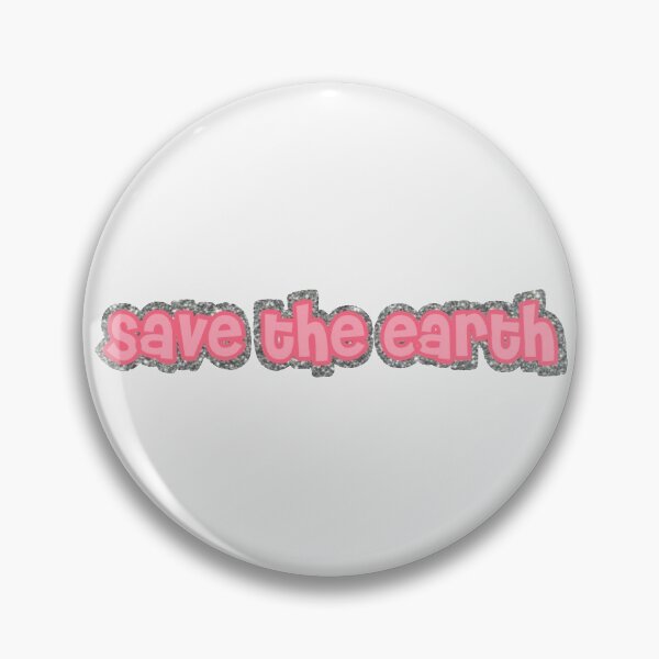 Item preview, Y2K SAVE THE EARTH TEXT designed and sold by Glossypop.