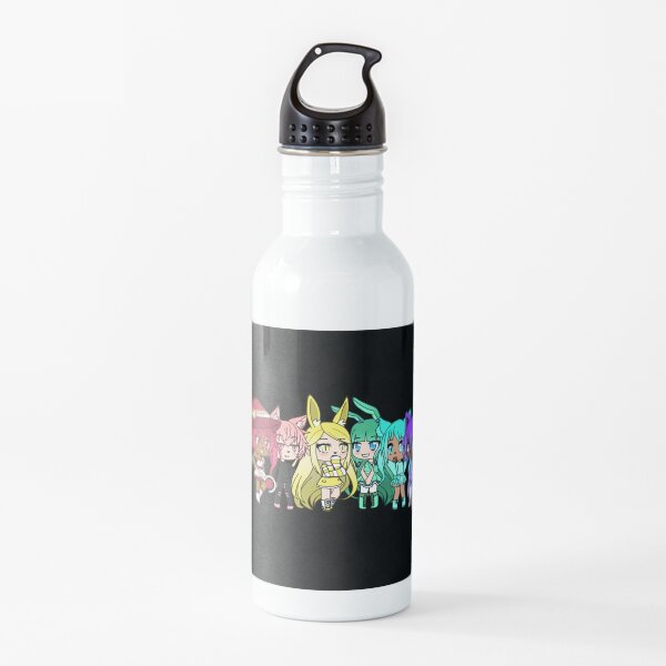 Rainbow Gatcha Animals! Water Bottle