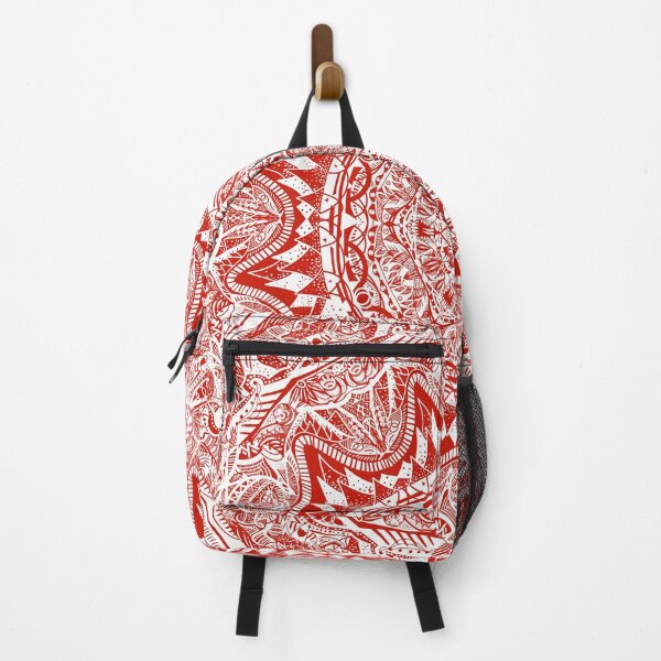 Item preview, Red mandala pattern designed and sold by ekpatterns.