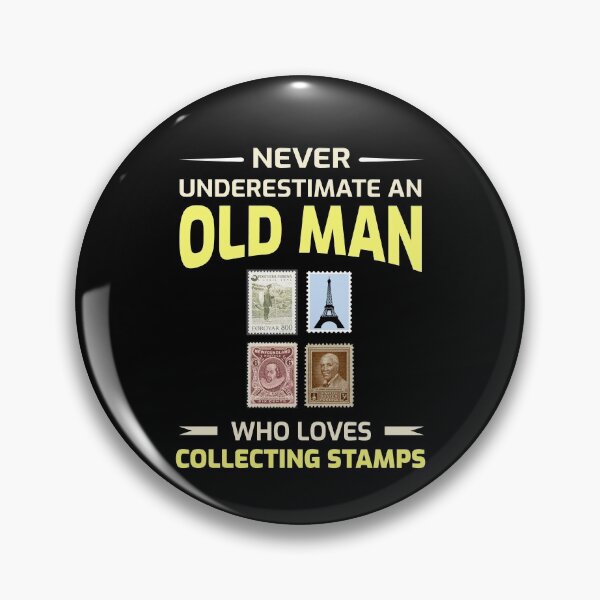 Artikelvorschau, Briefmarken sammeln Sammler Philatelist Alter Mann Papa Opa Geschenke entworfen und verkauft von TastefulTees.