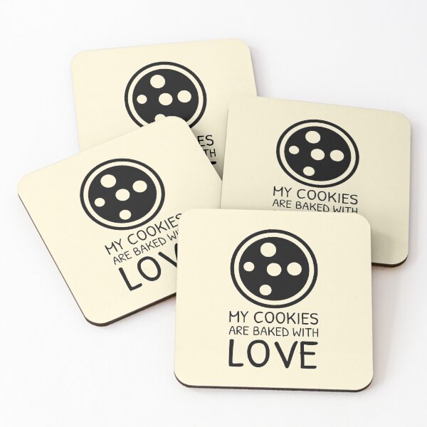 Item preview, Quote for Baking Cookies Baked With Love Outline designed and sold by quoteology.