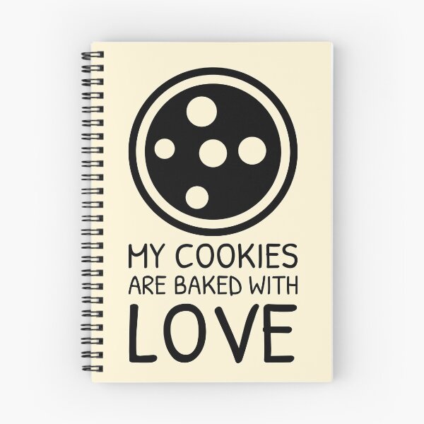Item preview, Quote for Baking Cookies Baked With Love Outline designed and sold by quoteology.