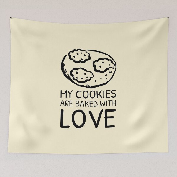 Item preview, Quote for Baking Cookies Baked With Love Plate designed and sold by quoteology.