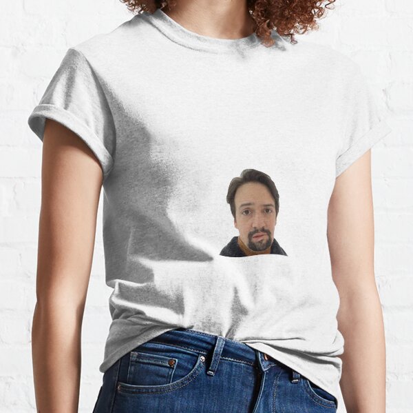 Vista previa del artículo con la obra «lin manuel miranda selfie meme», diseñado y vendido por nataliesnod.