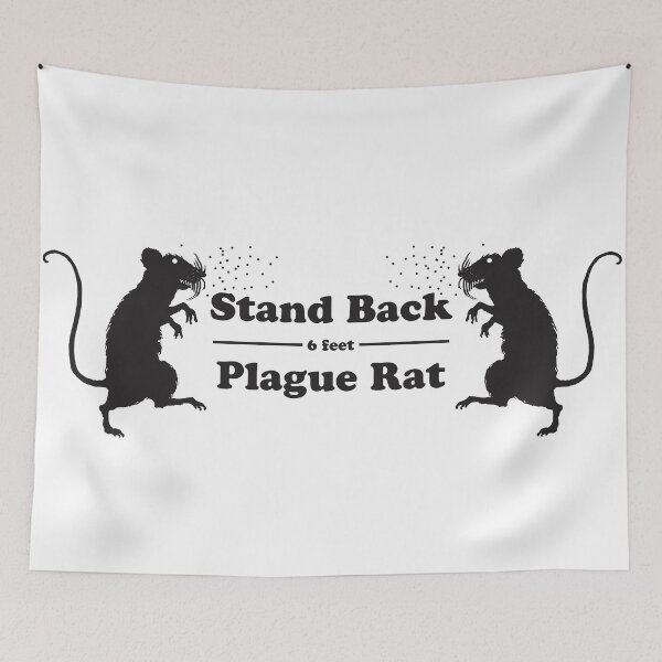 Item preview, Stand Back Plague Rat designed and sold by SocioloTees.