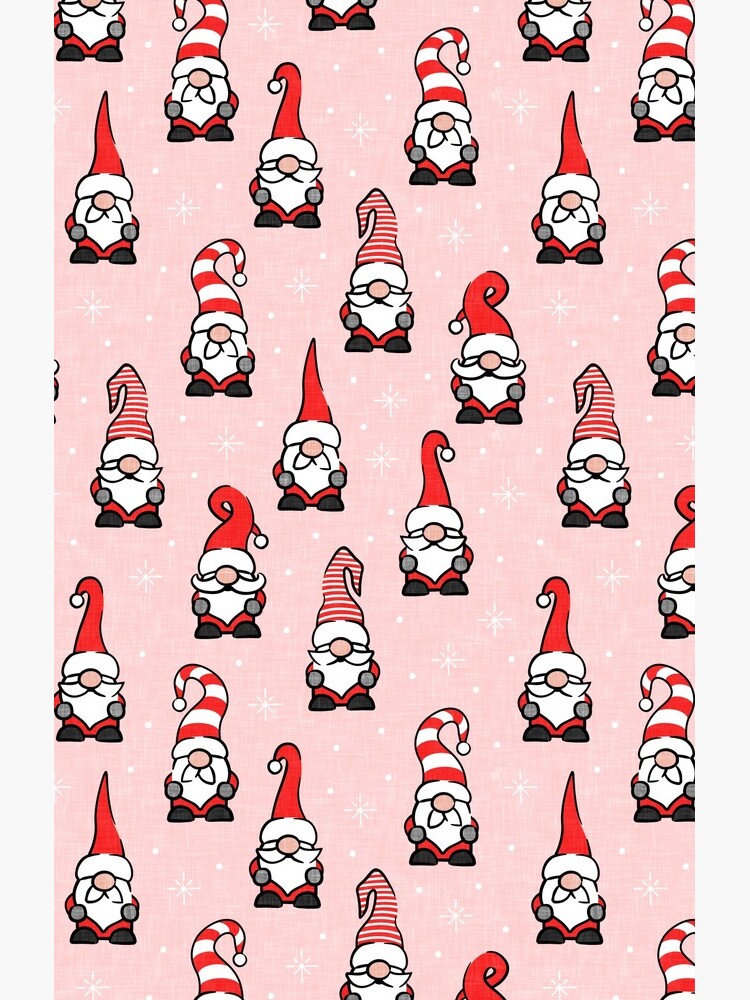 Christmas Gnomes - pink by littlearrow