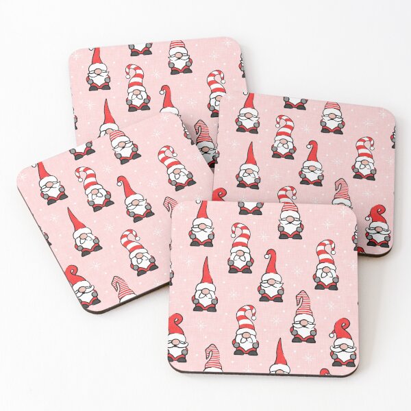 Item preview, Christmas Gnomes - pink designed and sold by littlearrow.