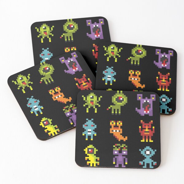 Item preview, Pixelated Tiny Monsters designed and sold by HopeDetour.
