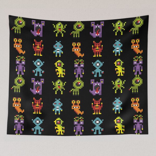 Item preview, Pixelated Tiny Monsters designed and sold by HopeDetour.