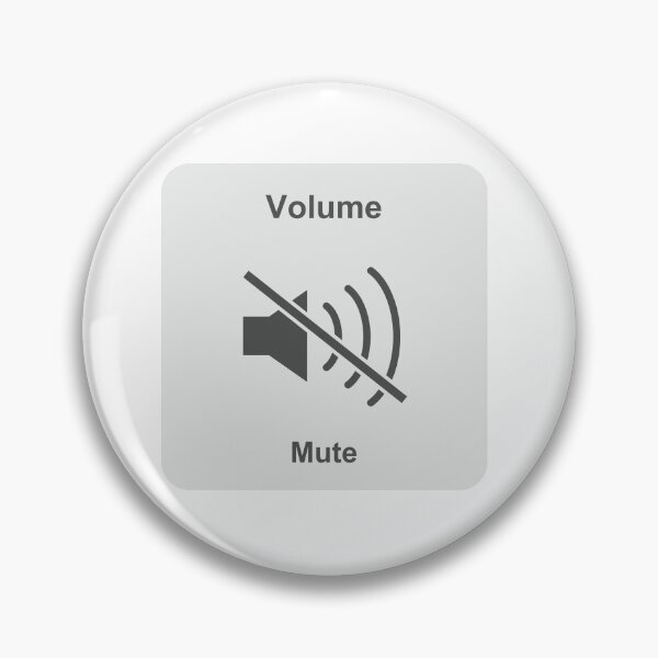 Item preview, Volume Mute designed and sold by TIGERCRYZ.