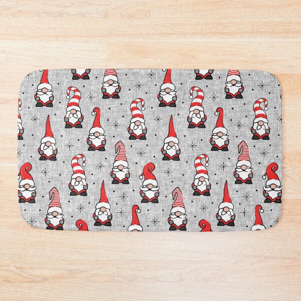 Item preview, Christmas Gnomes - grey designed and sold by littlearrow.