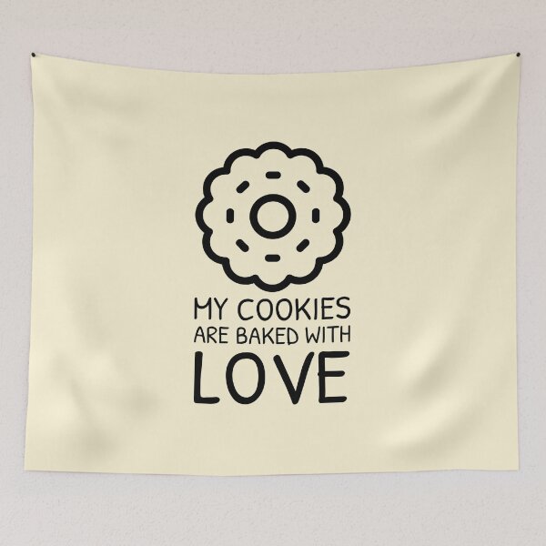 Item preview, Quote for Baking Cookies Baked With Love Biscuit Dessert designed and sold by quoteology.