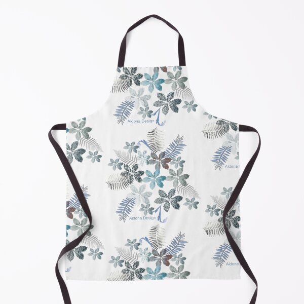 Item preview, Simply Blue textures ferns & flowers designed and sold by aldona.