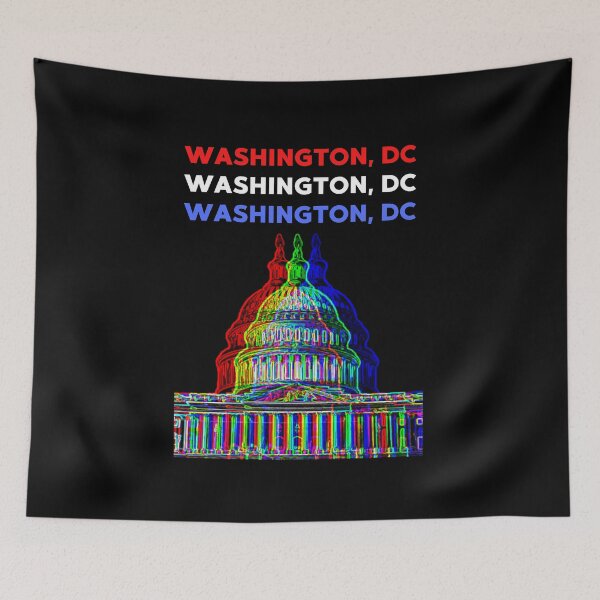 Item preview, Washington, DC Capitol Building Retro designed and sold by jsetow.