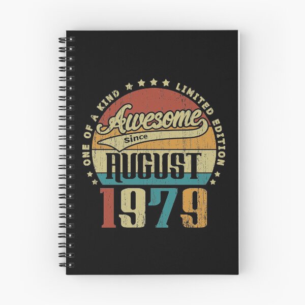 Item preview, Vintage August 1979 One Of A Kind Awesome Since August 1979 41st Birthday Gift 41 Years Old designed and sold by Takatv.