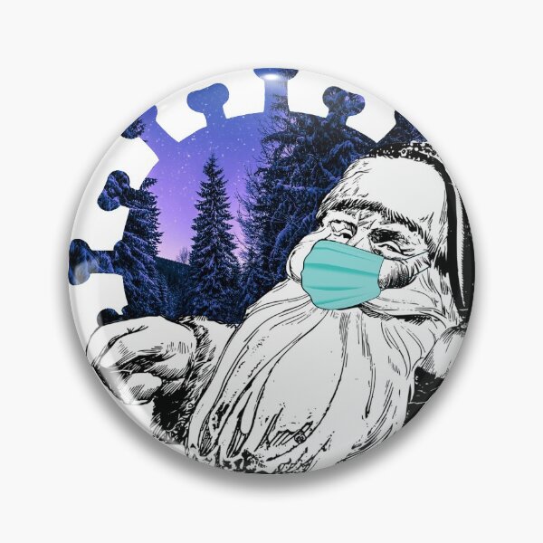 Item preview, Funny Santa Wearing Face Mask Covid Virus designed and sold by ChonccyBoi.