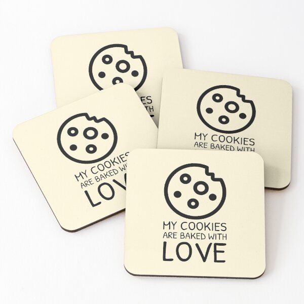 Item preview, Quote for Baking Cookies Baked With Love Nibble designed and sold by quoteology.