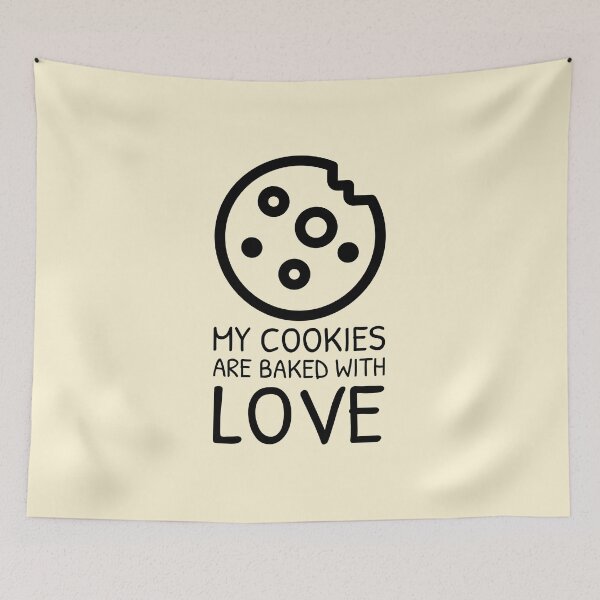 Item preview, Quote for Baking Cookies Baked With Love Nibble designed and sold by quoteology.