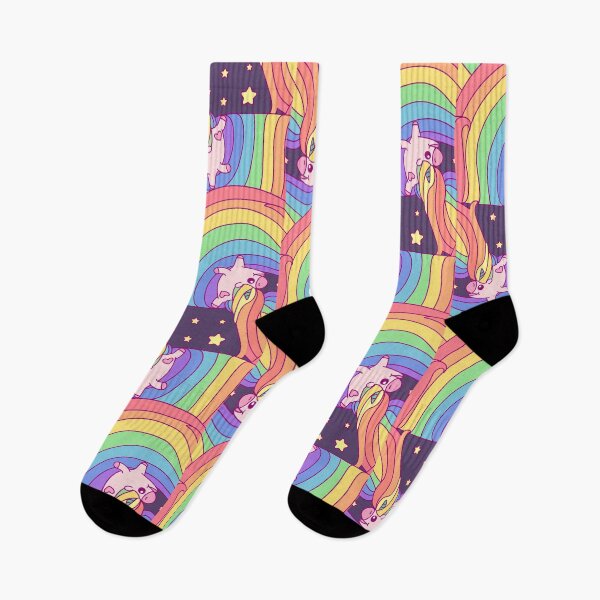 Item preview, Rainbow Unicorn Stars Pattern  designed and sold by CarpeDiemLife.