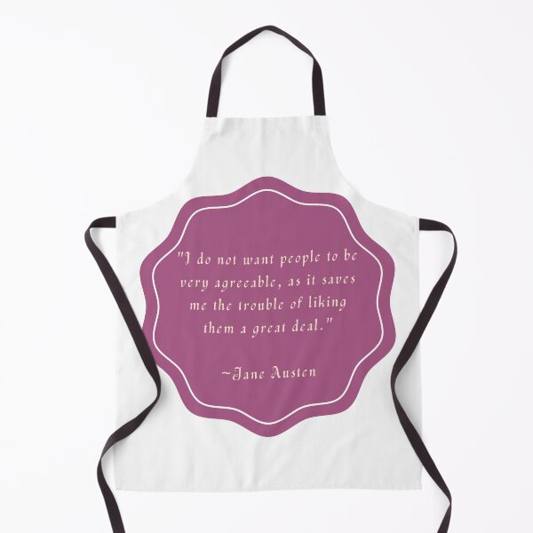 Item preview, Jane Austen Quote designed and sold by Lucinda Theodore.