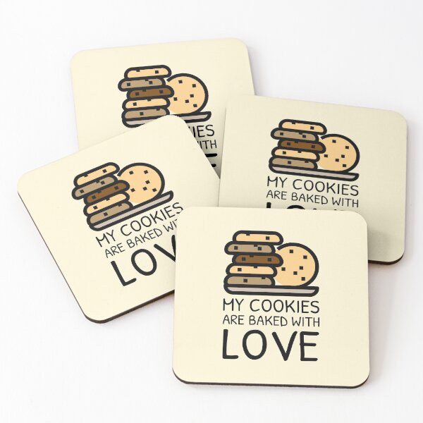Item preview, Quote for Baking Cookies Baked With Love Plate full designed and sold by quoteology.
