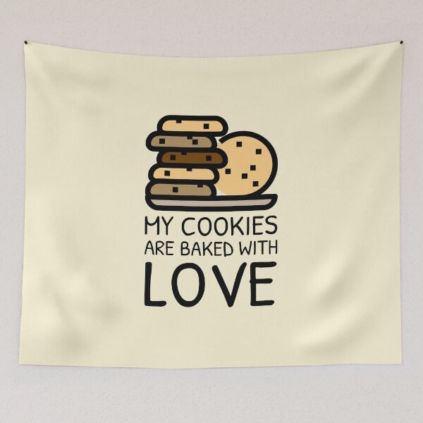 Item preview, Quote for Baking Cookies Baked With Love Plate full designed and sold by quoteology.