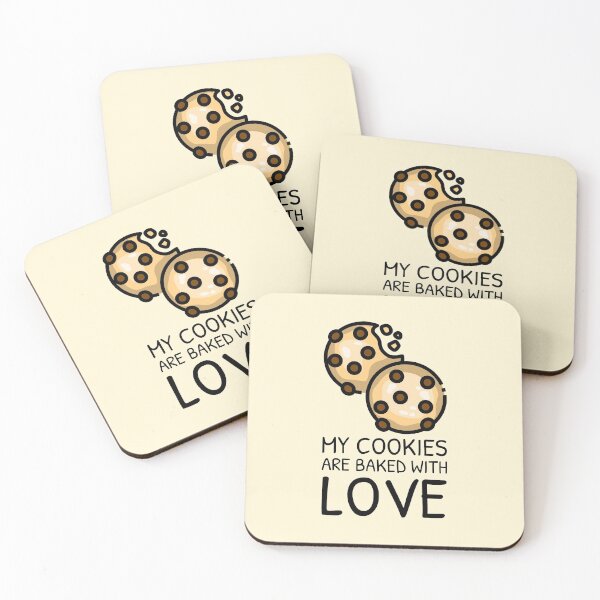 Item preview, Saying for Baking Cookies Baked With Love Chocolate Chip designed and sold by quoteology.