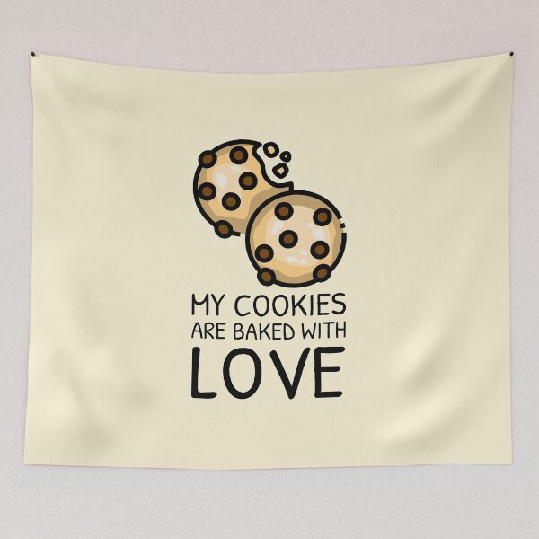 Item preview, Saying for Baking Cookies Baked With Love Chocolate Chip designed and sold by quoteology.