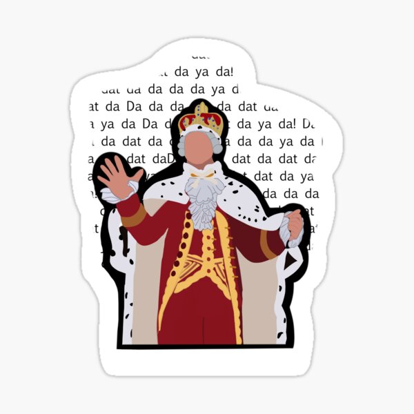 Item preview, da da da dat da king-hamilton designed and sold by Hannah Erwin.