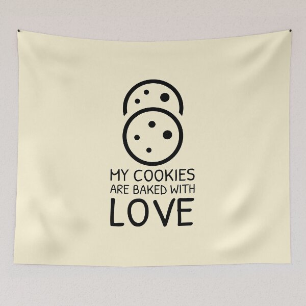 Item preview, Saying for Baking Cookies Baked With Love Cute Pair designed and sold by quoteology.