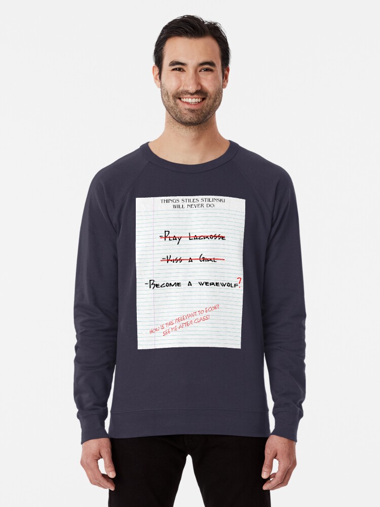 Stiles stilinski sweatshirt deals