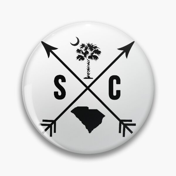 Artikelvorschau, SC South Carolina Palme und State Design mit Pfeilen entworfen und verkauft von Jelene.