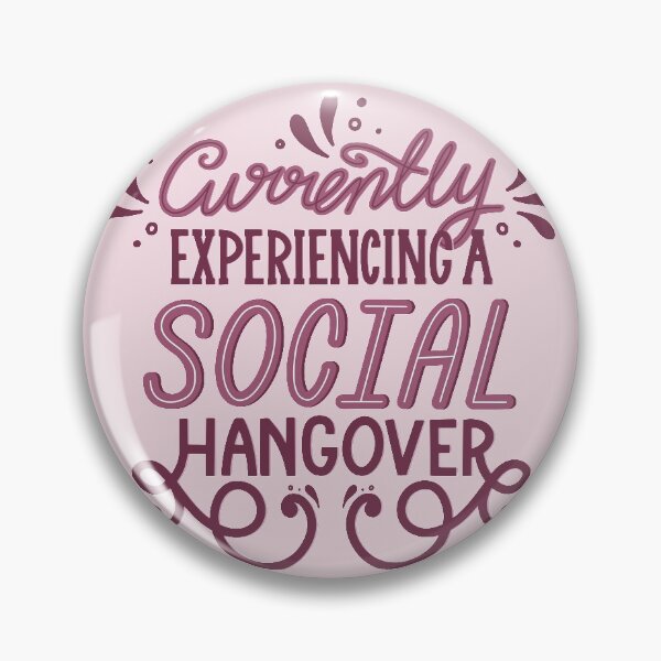 Item preview, Introverted - Social Hangover designed and sold by Kit Cronk.