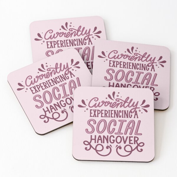 Item preview, Introverted - Social Hangover designed and sold by Kit Cronk.