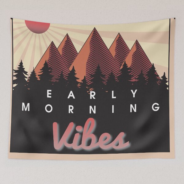 Item preview, Early Morning Vibes designed and sold by Minimalwiz.