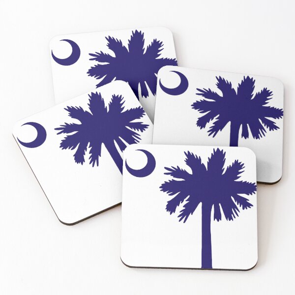 Item preview, SC South Carolina State Flag Palmetto Tree and Moon designed and sold by Jelene.