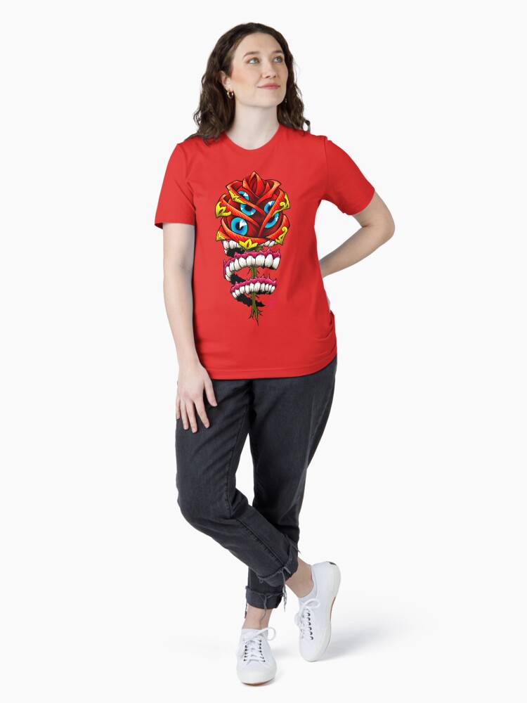 Thumbnail 4 of 7, Essential T-Shirt, Zombie Rose of Voudoon designed and sold by jabwai.