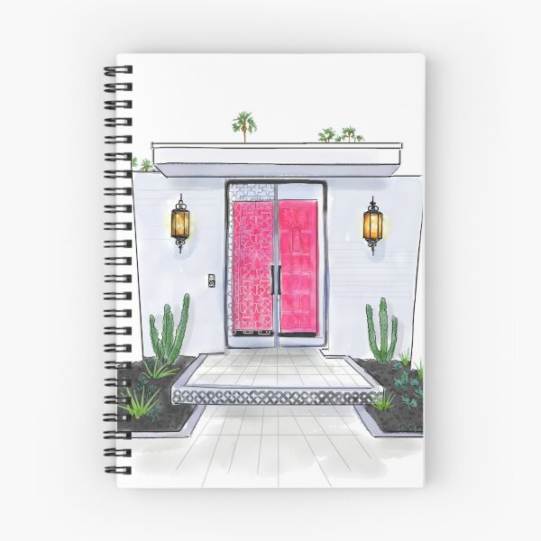 Item preview, Hot Pink Palm Springs Door designed and sold by kschowe.