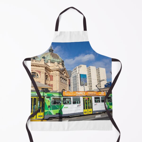 Item preview, Tram and Flinders street station in Melbourne designed and sold by Martin Berry Photography.