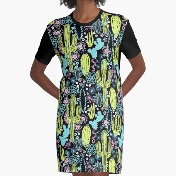 Sonoran Landscape Graphic T-Shirt Dress